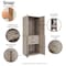 Manhattan Comfort Lee Module Wardrobe Closet in Rustic Grey, 3PK 3-WC00123-GY - alternate 5